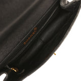 Vintage Chanel Double Sided Flap Bag Black Caviar Gold Hardware - Thumbnail View 12