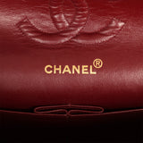 Vintage Chanel Medium Classic Double Flap Bag Black Lambskin Gold Hardware - Thumbnail View 9