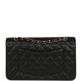 Vintage Chanel Medium Classic Double Flap Bag Black Caviar Gold Hardware - Thumbnail View 4