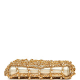 Vintage Chanel Caged Chain Bag Gold Metallic Lambskin Gold Hardware - Thumbnail View 6