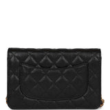 Chanel Wallet on Chain WOC Black Caviar Gold Hardware