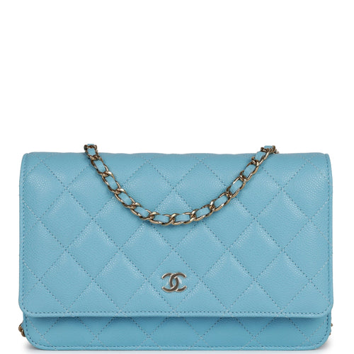 Chanel Quilted Wallet on Chain WOC Iridescent Ivory Gold Hardware 20A –  Coco Approved Studio