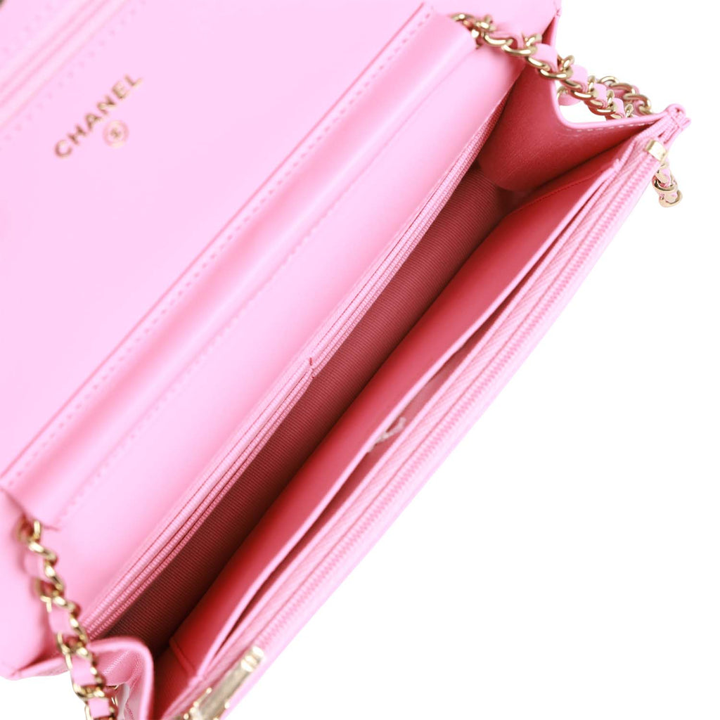 Chanel Pink & Silver Lambskin Long Wallet Q6A0LY1IPB013