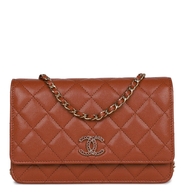 Chanel Brown Wallet on Chain