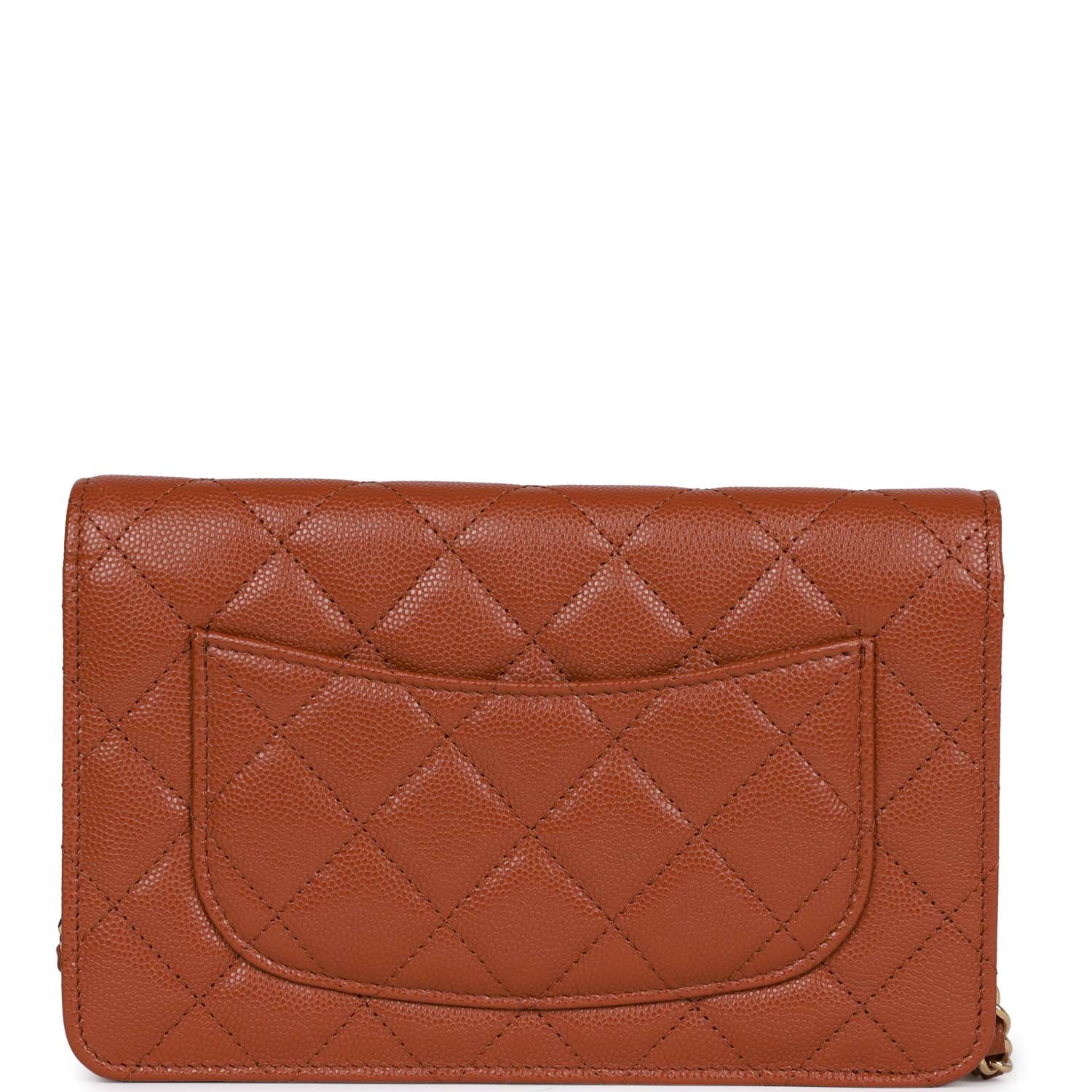 Chanel Wallet on Chain WOC Brown Caviar Gold Hardware Madison Avenue