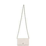 Chanel Wallet on Chain WOC White Caviar Gold Hardware