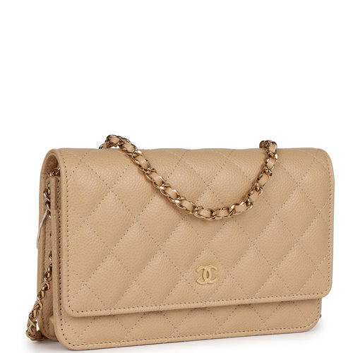 Chanel Classic Tray Coin Purse With Chain