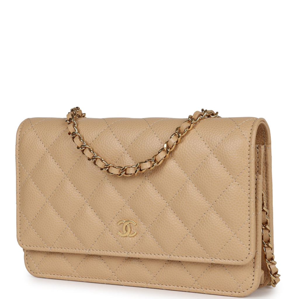 Chanel Red Quilted Lambskin Leather Classic WOC Clutch Bag - Yoogi's Closet
