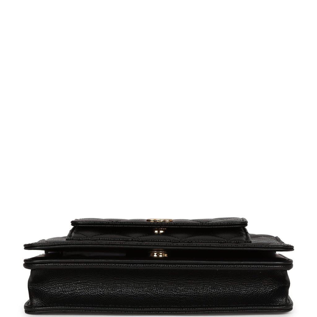 Chanel Pocket Twins Wallet on Chain WOC Black Caviar Gold Hardware –  Madison Avenue Couture