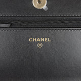 Chanel Pocket Twins Wallet on Chain WOC Black Caviar Gold Hardware