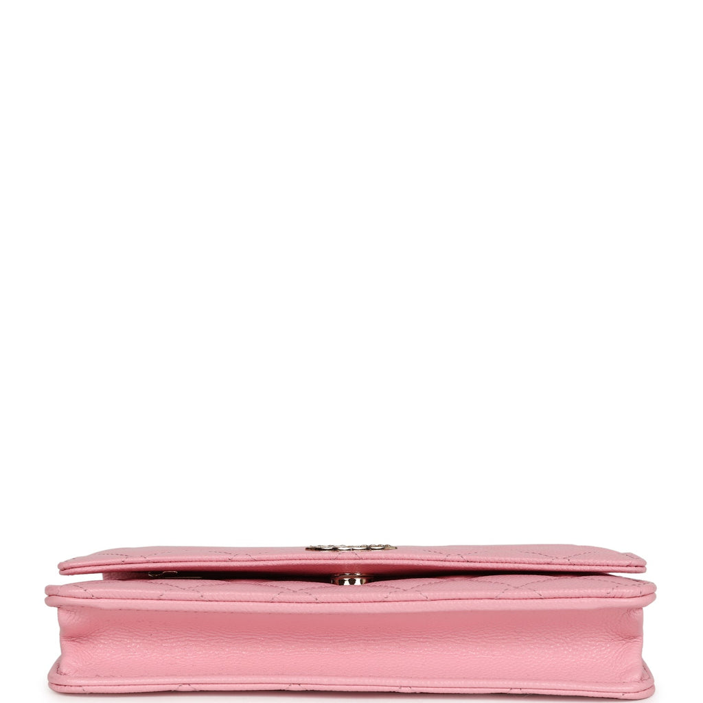 Chanel Wallet On Chain WOC Pink Caviar Gold Hardware