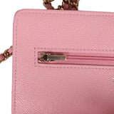 Chanel Wallet On Chain WOC Pink Caviar Gold Hardware