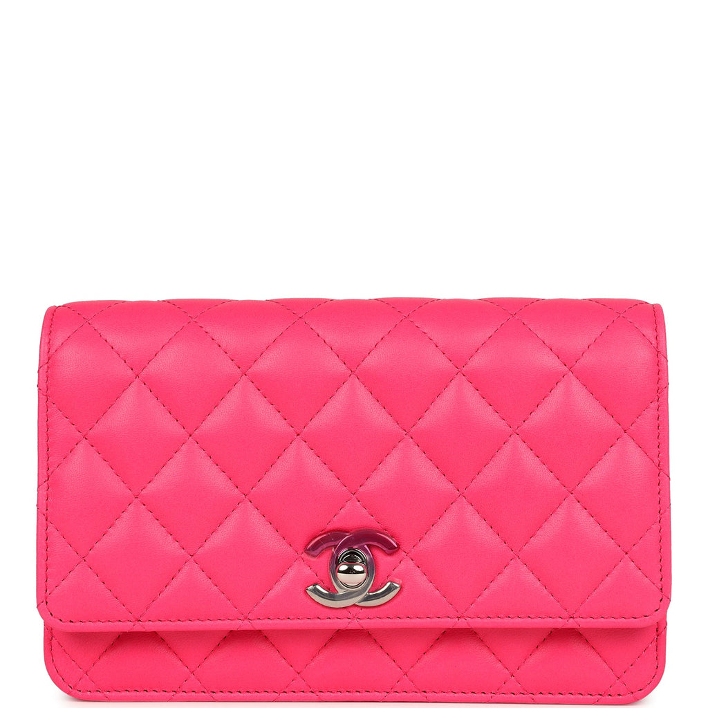 Pink Chanel Crossbody Wallet On Chain Chanel Wallet On Chain WOC