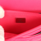 Chanel Wallet on Chain WOC Hot Pink Lambskin Ombre Mixed Metal Hardware