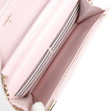 Chanel Classic Wallet on Chain WOC Light Pink Caviar Gold Hardware