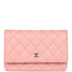 Chanel Wallet On Chain WOC Light Pink Caviar Light Gold Hardware