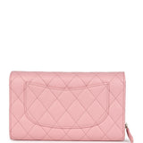 Chanel Wallet On Chain WOC Pink Caviar Light Gold Hardware