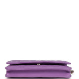 Chanel Wallet On Chain WOC Purple Caviar Light Gold Hardware