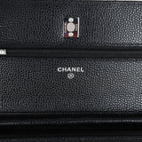 Chanel Wallet On Chain WOC Black Caviar Silver Hardware