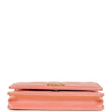 Chanel 19 Wallet On Chain WOC Pink Iridescent Shiny Lambskin Mixed Metal Hardware - Thumbnail View 6