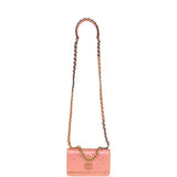 Chanel 19 Wallet On Chain WOC Pink Iridescent Shiny Lambskin Mixed Metal Hardware - Thumbnail View 7
