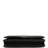 Chanel Wallet On Chain WOC Black Caviar Gold Hardware