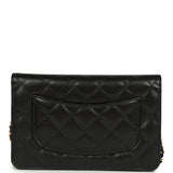 Chanel Wallet On Chain WOC Black Caviar Gold Hardware - Thumbnail View 5