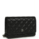 Chanel Wallet On Chain WOC Black Caviar Silver Hardware - Thumbnail View 2