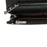 Chanel Wallet On Chain WOC Black Caviar Silver Hardware - Thumbnail View 10