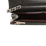 Chanel Wallet On Chain WOC Black Caviar Silver Hardware