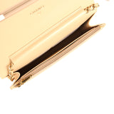 Chanel Wallet On Chain WOC Beige Caviar Gold Hardware