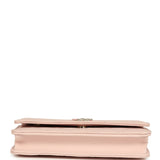Chanel Wallet On Chain WOC Light Pink Caviar Crystal Light Gold Hardware
