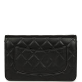 Chanel Wallet On Chain WOC Black Lambskin Gold Hardware