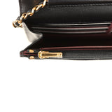 Chanel Wallet On Chain WOC Black Lambskin Gold Hardware