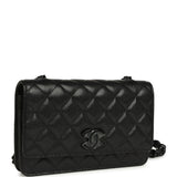 Chanel Wallet On Chain WOC So Black Caviar Black Hardware