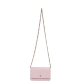 Chanel Wallet On Chain WOC Lilac Shiny Caviar Light Gold Hardware