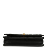 Chanel Top Handle Wallet On Chain WOC Black Shiny Caviar Brushed Gold Hardware - Thumbnail View 6
