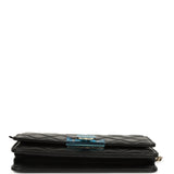 Chanel Wallet On Chain WOC Black Lambskin Light Gold Hardware - Thumbnail View 6