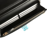 Chanel Wallet On Chain WOC Black Lambskin Light Gold Hardware - Thumbnail View 10