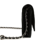 Chanel Wallet On Chain WOC Black Caviar Silver Hardware - Thumbnail View 3