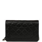 Chanel Wallet On Chain WOC Black Caviar Silver Hardware - Thumbnail View 4