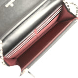 Chanel Wallet On Chain WOC Black Caviar Silver Hardware - Thumbnail View 9