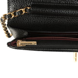 Chanel Classic Wallet On Chain WOC Black Caviar Gold Hardware - Thumbnail View 10