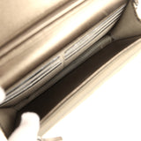 Pre-owned Chanel Wallet On Chain WOC Anthracite Lizard Ruthenium Hardware - Thumbnail View 11