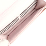 Chanel Wallet On Chain WOC Light Pink Caviar Light Gold Hardware - Thumbnail View 9