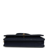 Chanel "Twist Your Buttons" Wallet On Chain WOC Navy Blue Shiny Caviar Antique Gold Hardware - Thumbnail View 6