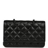 Chanel Classic Wallet On Chain WOC SO Black Lambskin Black Hardware - Thumbnail View 1