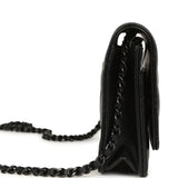 Chanel Classic Wallet On Chain WOC SO Black Lambskin Black Hardware - Thumbnail View 3