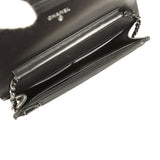 Chanel Classic Wallet On Chain WOC SO Black Lambskin Black Hardware - Thumbnail View 9