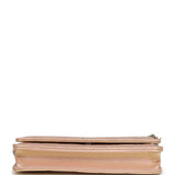 Pre-owned Chanel Classic Wallet On Chain Pink Iridescent Calfskin Silver Hardware - Thumbnail View 6